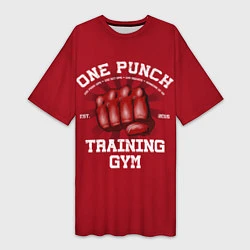 Женская длинная футболка One Punch Gym