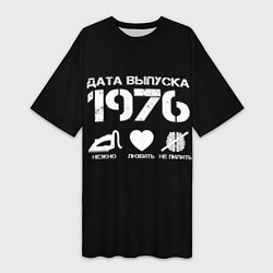 Женская длинная футболка Дата выпуска 1976