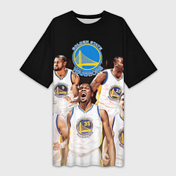 Женская длинная футболка Golden State Warriors 5