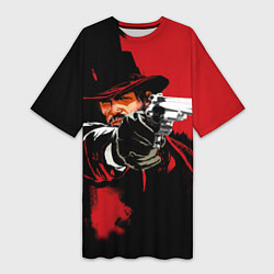 Женская длинная футболка Red Dead Redemption