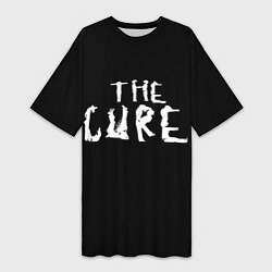 Футболка женская длинная The Cure: Logo, цвет: 3D-принт