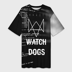 Женская длинная футболка Watch Dogs: Hacker