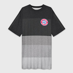 Женская длинная футболка ФК Бавария: Серый стиль