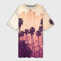 Женская длинная футболка Los Angeles