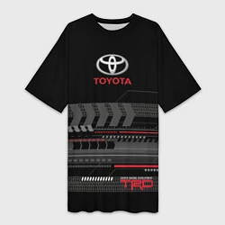 Женская длинная футболка Toyota TRD