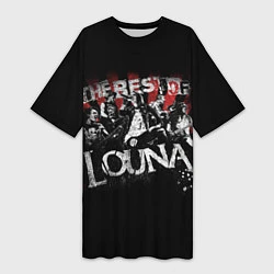 Женская длинная футболка The best of Louna
