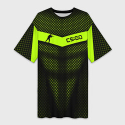 Женская длинная футболка CS:GO Carbon Form