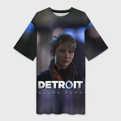 Женская длинная футболка Detroit: Kara