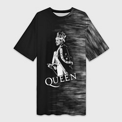 Женская длинная футболка Black Queen