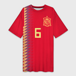 Женская длинная футболка Iniesta Home WC 2018