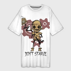 Женская длинная футболка Don't Starve: WX-78
