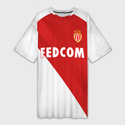 Женская длинная футболка FC Monaco: Home 18-19