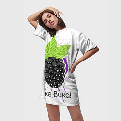 Футболка женская длинная Я же Вика, цвет: 3D-принт — фото 2
