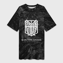 Футболка женская длинная Scouting Legion, цвет: 3D-принт
