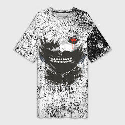 Женская длинная футболка Kaneki Ken: Tokyo Ghoul