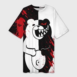 Женская длинная футболка MONOKUMA