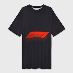 Женская длинная футболка Formula 1