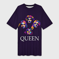 Футболка женская длинная Queen: Fan Art, цвет: 3D-принт