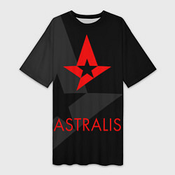 Женская длинная футболка Astralis: Black Style