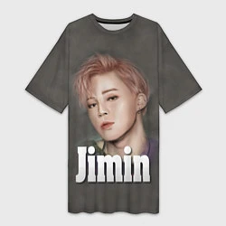 Женская длинная футболка BTS Jimin