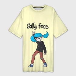 Женская длинная футболка Sally Face: Rock You