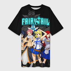 Женская длинная футболка Fairy Tail