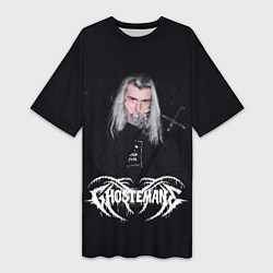 Футболка женская длинная GHOSTEMANE, цвет: 3D-принт