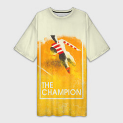 Женская длинная футболка Регби The Champion