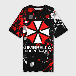 Женская длинная футболка UMBRELLA CORPORATION