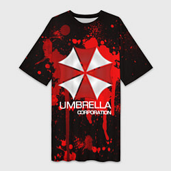 Женская длинная футболка UMBRELLA CORP