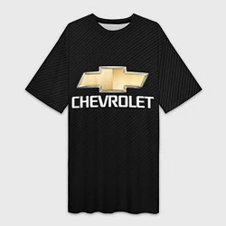 Женская длинная футболка CHEVROLET