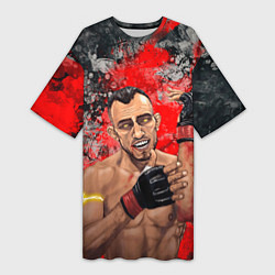 Футболка женская длинная Tony Ferguson, цвет: 3D-принт