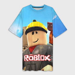 Женская длинная футболка ROBLOX