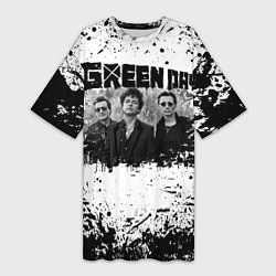 Футболка женская длинная GreenDay, цвет: 3D-принт