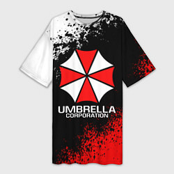 Женская длинная футболка RESIDENT EVIL UMBRELLA