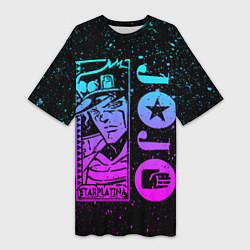 Женская длинная футболка JoJo Bizarre Adventure