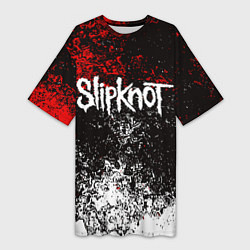 Женская длинная футболка SLIPKNOT