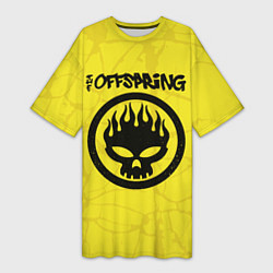 Футболка женская длинная The Offspring, цвет: 3D-принт