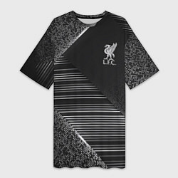 Женская длинная футболка Liverpool F C
