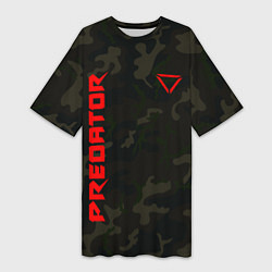 Женская длинная футболка Predator Military