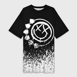 Женская длинная футболка Blink-182 7