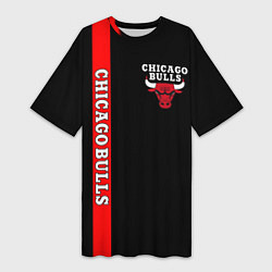 Женская длинная футболка CHICAGO BULLS
