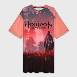 Женская длинная футболка HORIZON ZERO DAWN