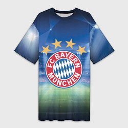 Женская длинная футболка Бавария Мюнхен
