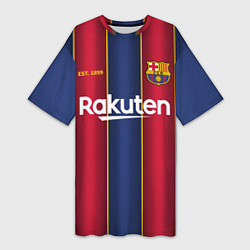 Женская длинная футболка BARCELONA 2021 - ДОМАШНЯЯ