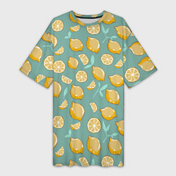 Женская длинная футболка Lemon