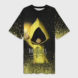 Футболка женская длинная Little Nightmares 2, цвет: 3D-принт