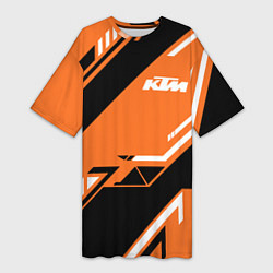 Женская длинная футболка KTM КТМ SPORT