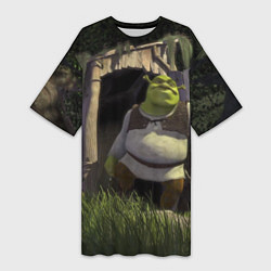 Женская длинная футболка Shrek: Somebody Once Told Me
