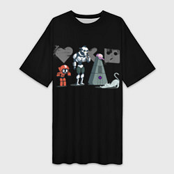 Женская длинная футболка Любовь, Смерть & Роботы